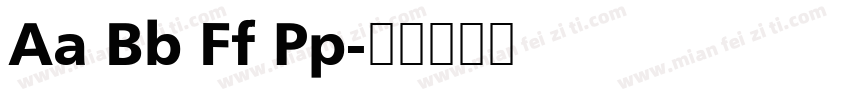 Aa Bb Ff Pp字体转换